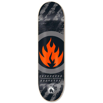 Black Label - Circle Flame 8.5 Skateboard Deck.