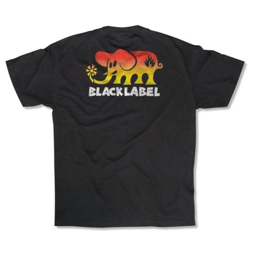 Black Label - Elephant Fade Mens Tee Black.