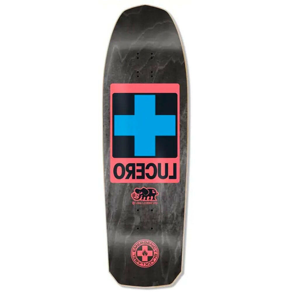 Black Label John Lucero Cross 10.0 Black Skateboard Deck