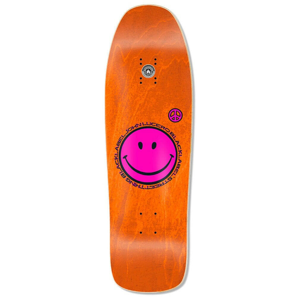 Black Label - John Lucero Street Thing 9.88" Reissue Skateboard Deck.