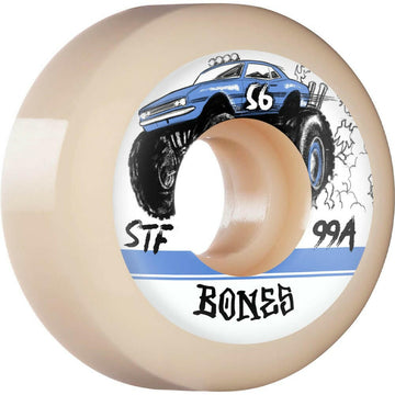 Bones - Big Rigs 56MM 99A V5 Sidecut STF Skateboard Wheels.