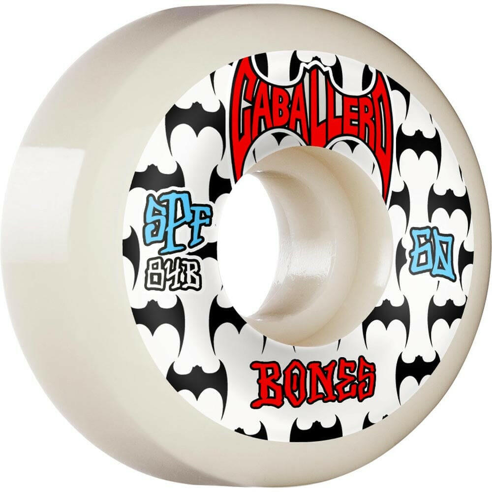 Bones - Steve Caballero Bats 60MM 84B P5 Sidecut SPF Skateboard Wheels.