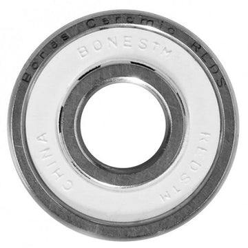Bones Ceramic Super Reds Single Skateboard Bearing.