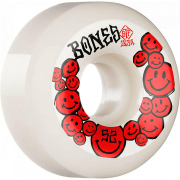 Bones - Happiness 52MM 103A V5 Sidecut STF Skateboard Wheels.