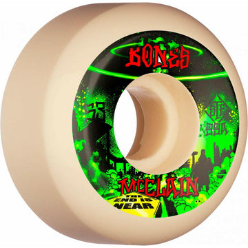 Bones - Brad McClain Apocalypse 53MM 99A V5 Sidecut STF Skateboard Wheels.