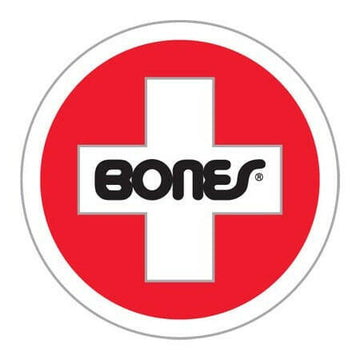Bones Swiss Round Sticker.