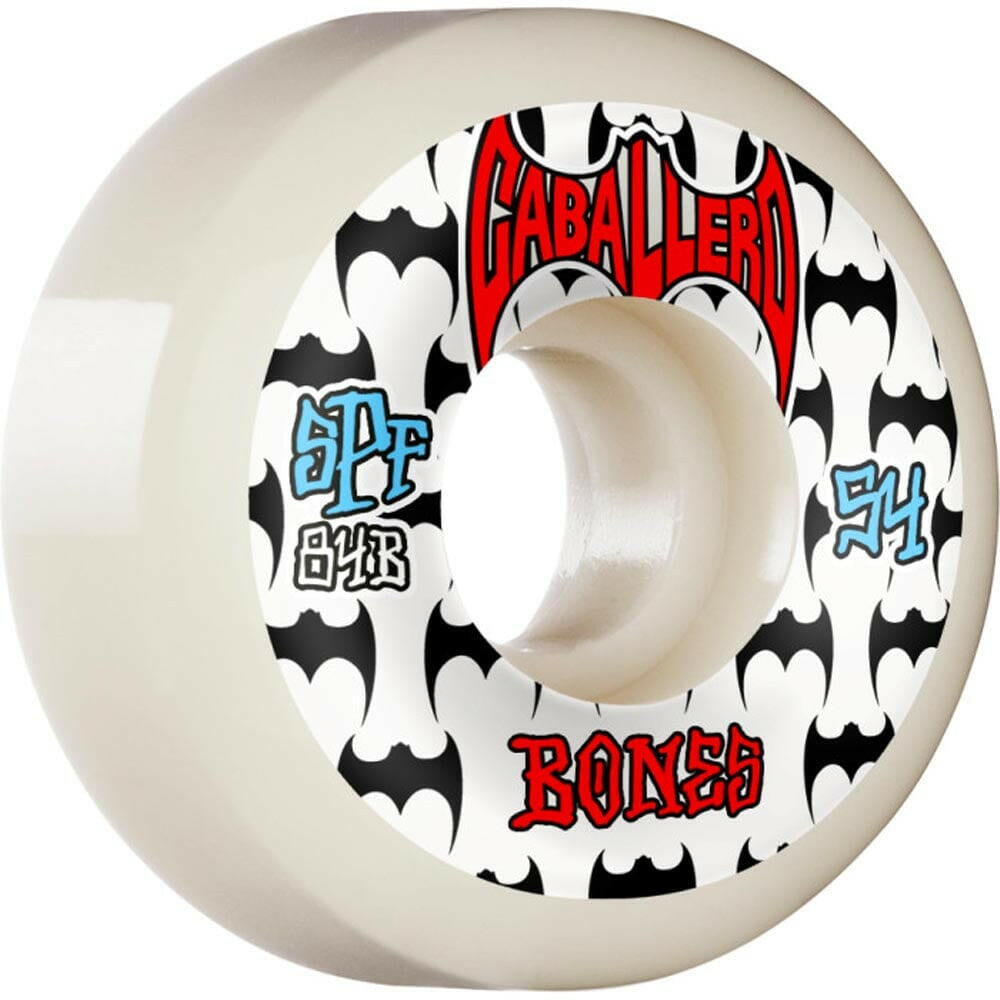 Bones - Steve Caballero Bats 54MM 84B P5 Sidecut SPF Skateboard Wheels.