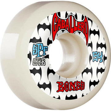 Bones - Steve Caballero Bats 54MM 84B P5 Sidecut SPF Skateboard Wheels.