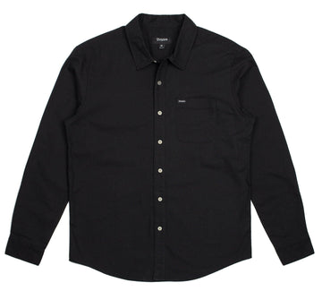Brixton Charter Oxford Mens Shirt Black.