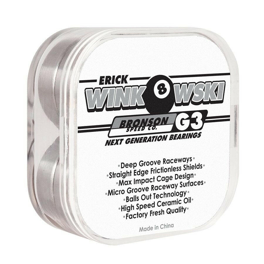 Bronson Erick Winkowski Pro G3 Skateboard Bearings.
