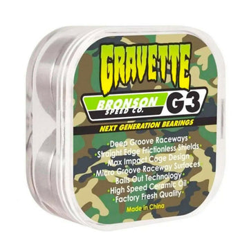 Bronson - David Gravette Pro G3 Skateboard Bearings.