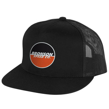 Bronson Logo Trucker Black.