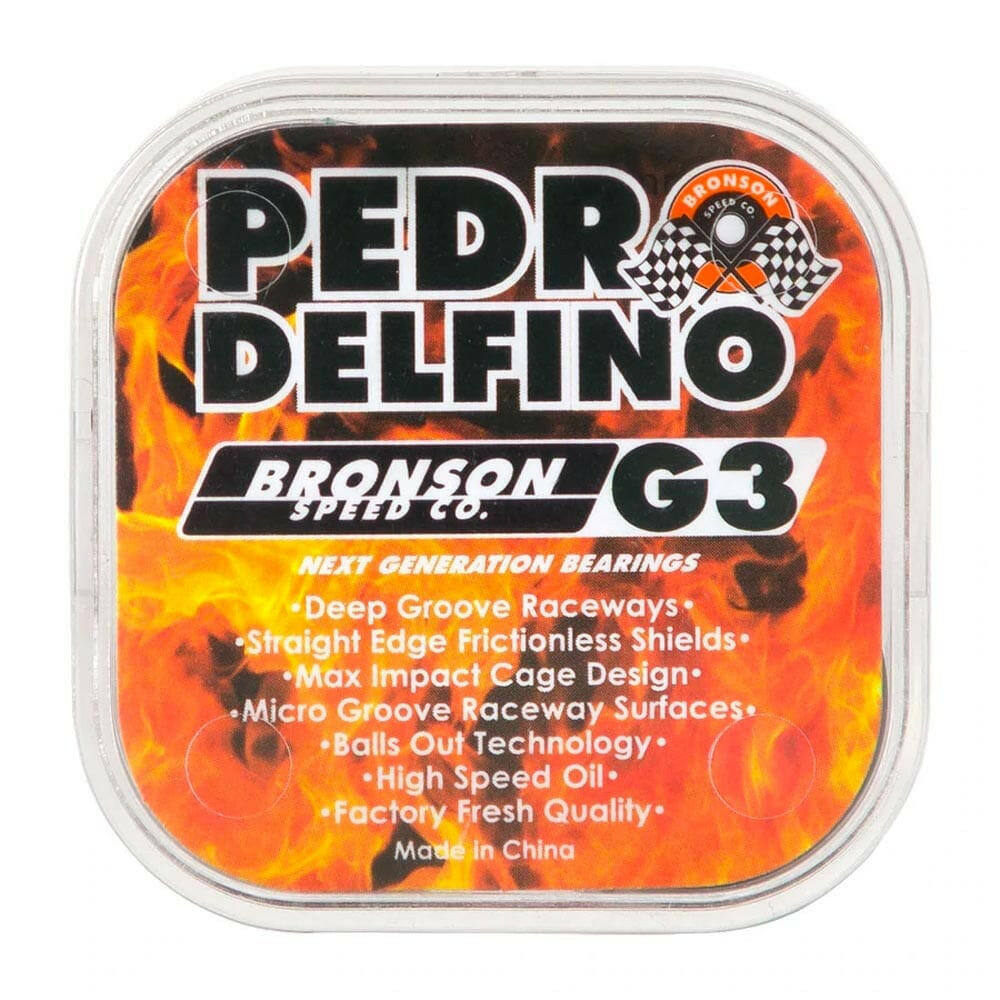 Bronson - Pedro Delfino Pro G3 Skateboard Bearings.