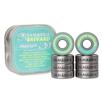 Bronson - Samarria Brevard Pro G3 Skateboard Bearings.