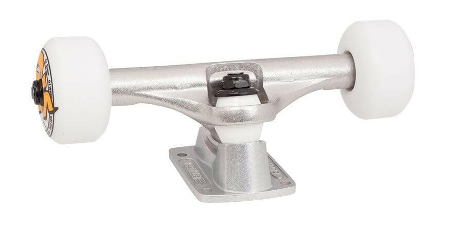 Bullet 130MM Trucks & OJ 53MM 101A Wheels Package Silver/White.