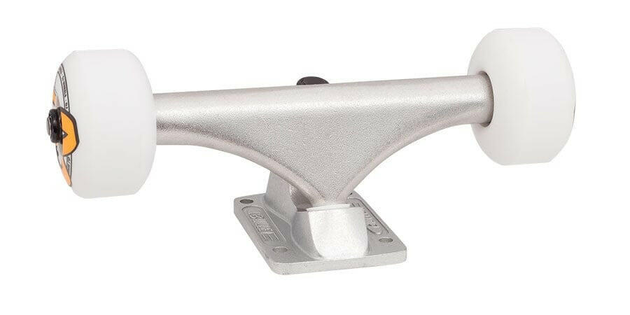 Bullet 140MM Trucks & OJ 53MM 101A Wheels Package Silver/White.