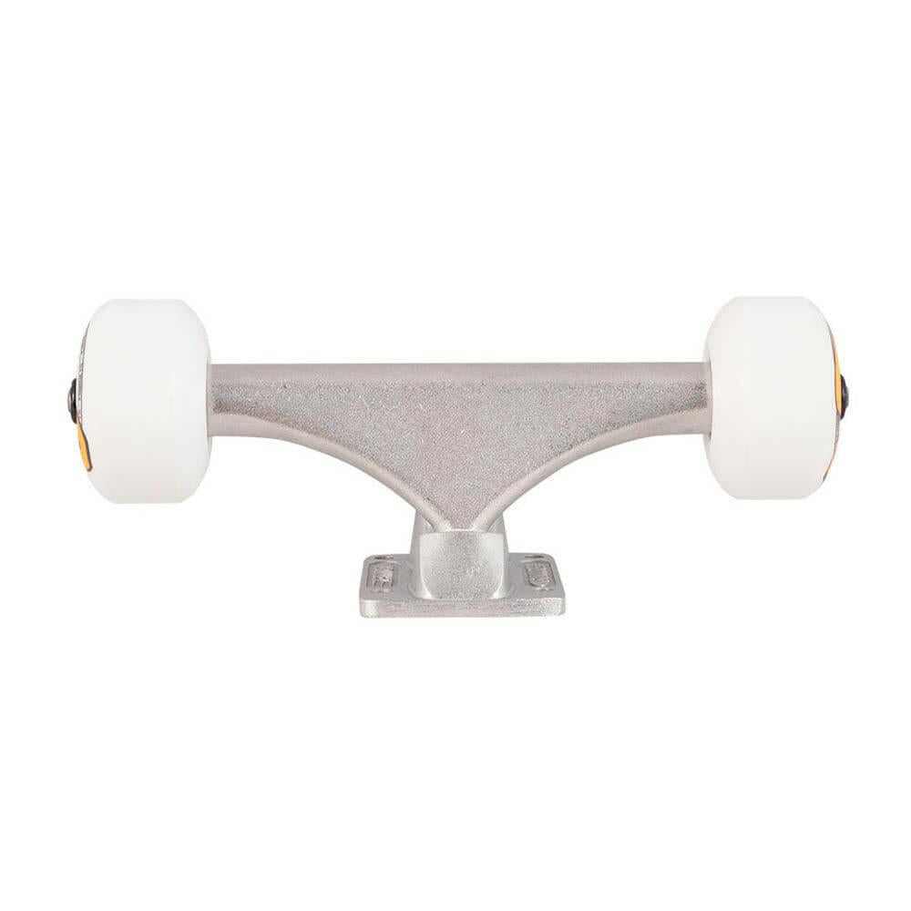 Bullet 120MM Trucks & OJ 53MM 83A Wheels Package Silver/White.