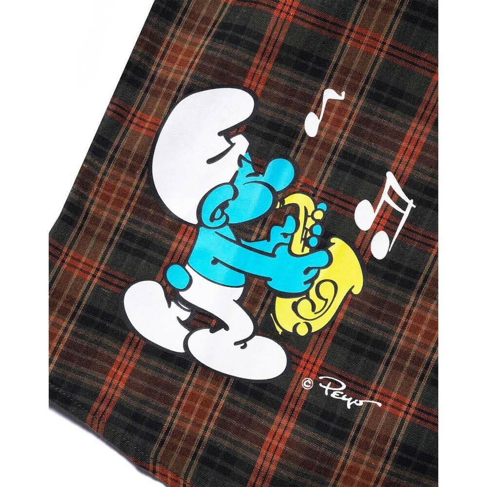 Butter Goods - Harmony Plaid Shirt Moss.