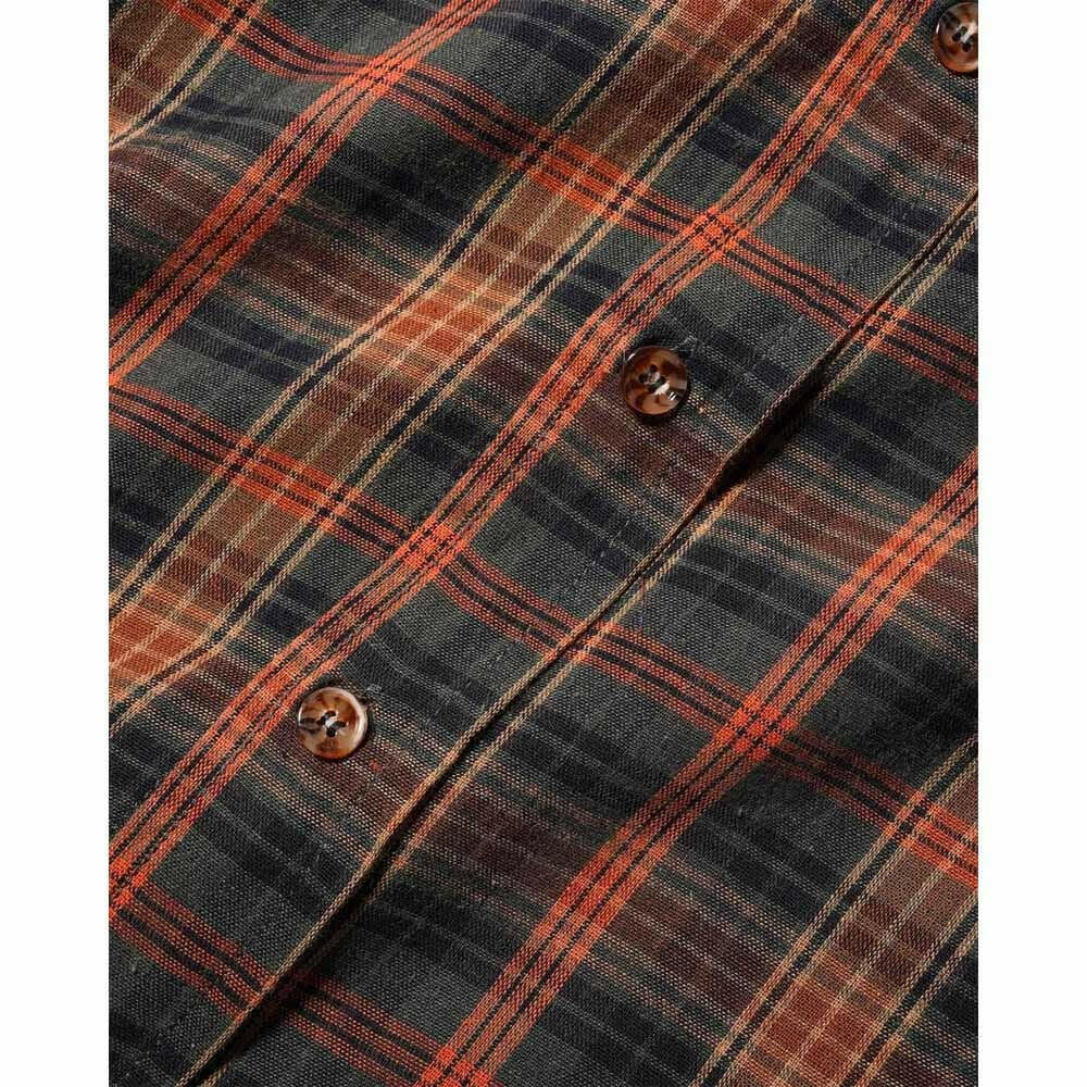 Butter Goods - Harmony Plaid Shirt Moss.