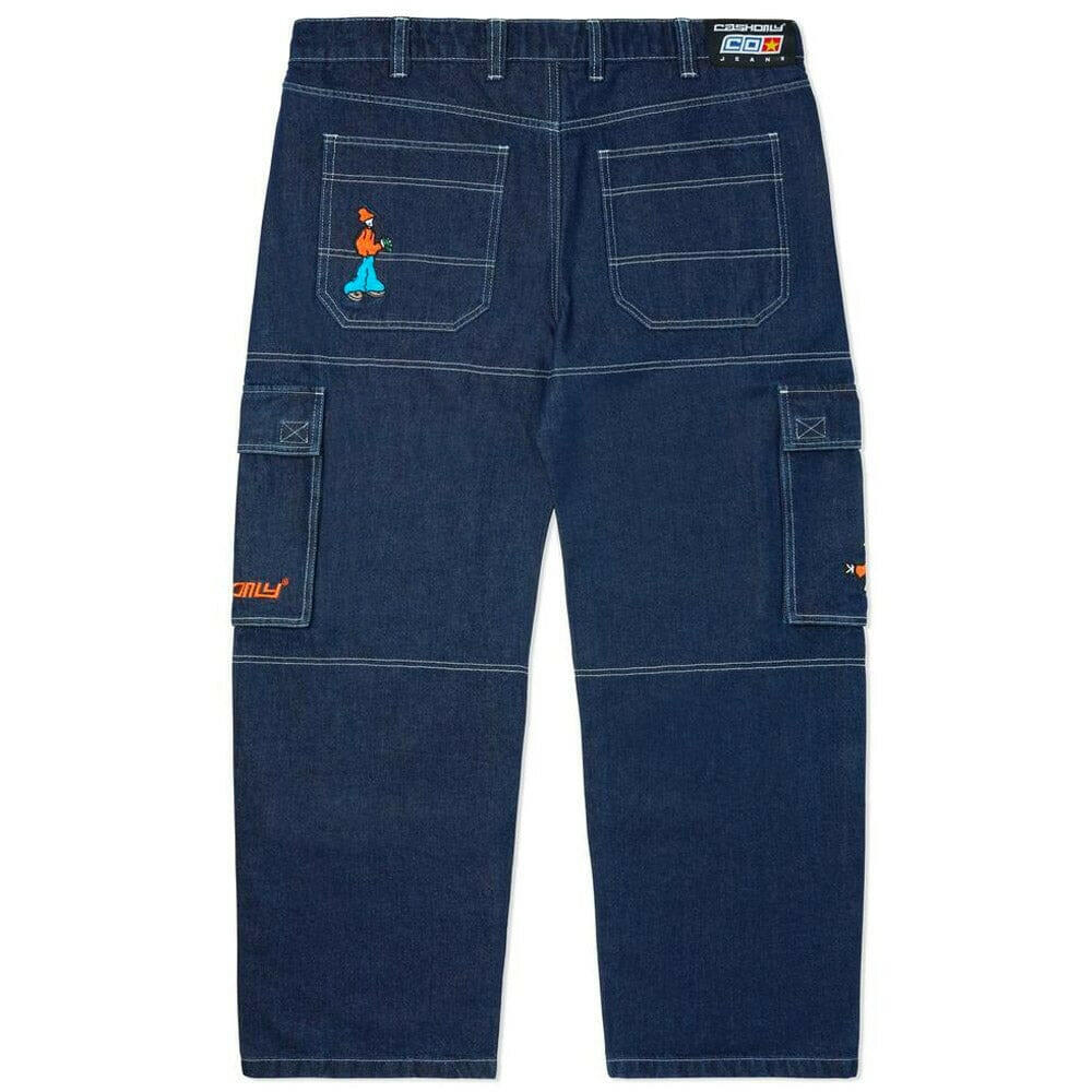 Cash Only - Aleka Cargo Jeans Dark Indigo.