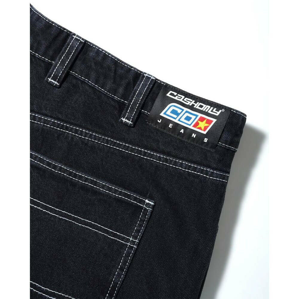 Cash Only - Aleka Cargo Jeans Washed Black.