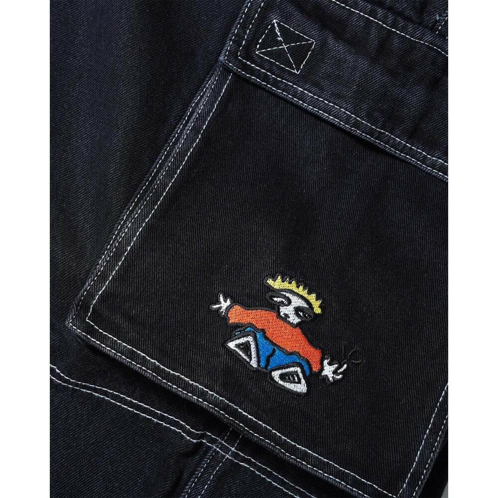 Cash Only - Aleka Cargo Jeans Washed Black.