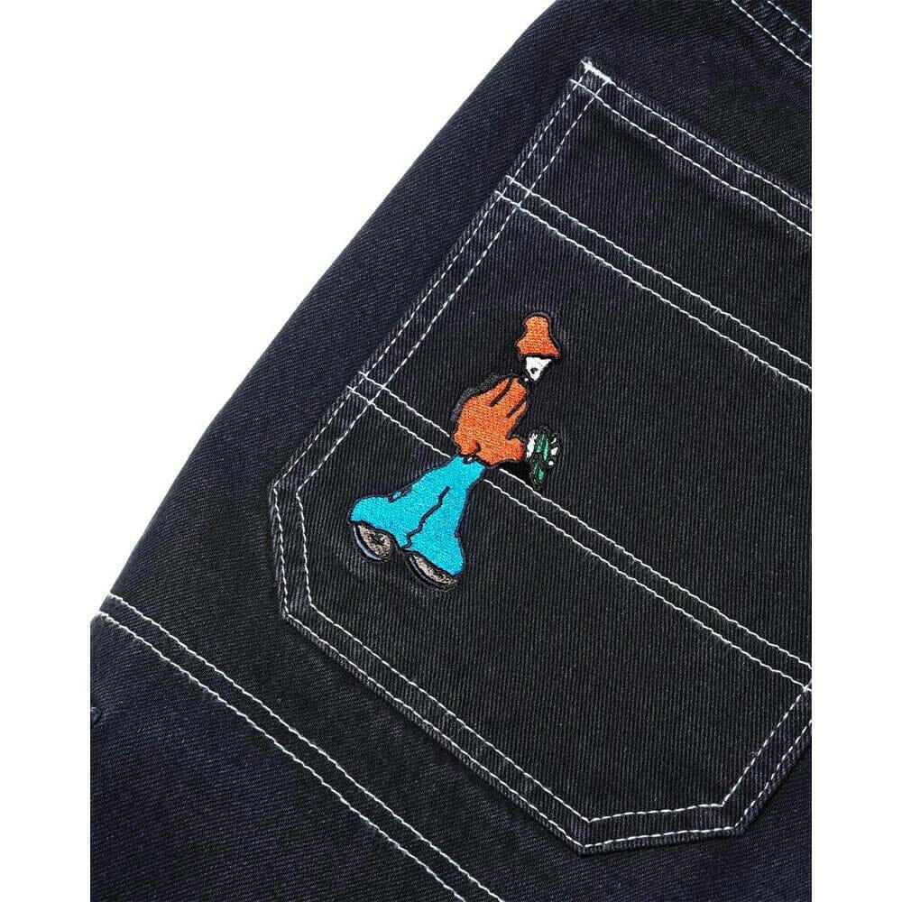 Cash Only - Aleka Cargo Jeans Washed Black.