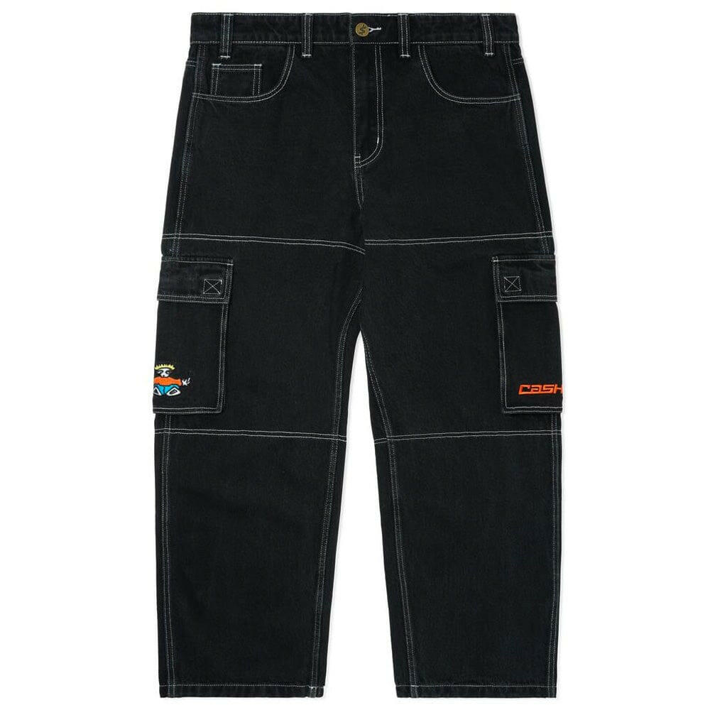 Cash Only - Aleka Cargo Jeans Washed Black.