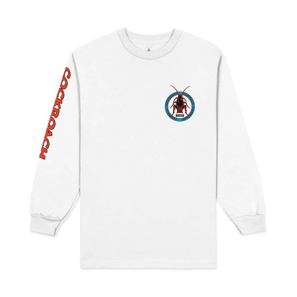 Cockroach - Woden Mens Longsleeve Tee White.