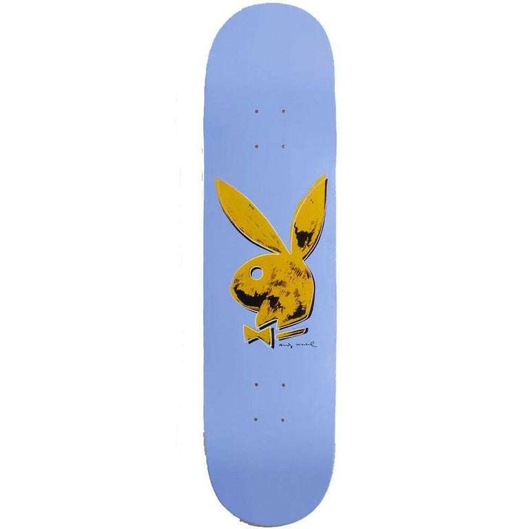 Color Bars - Playboy Andy Warhol Blue 8.25 Skateboard Deck.