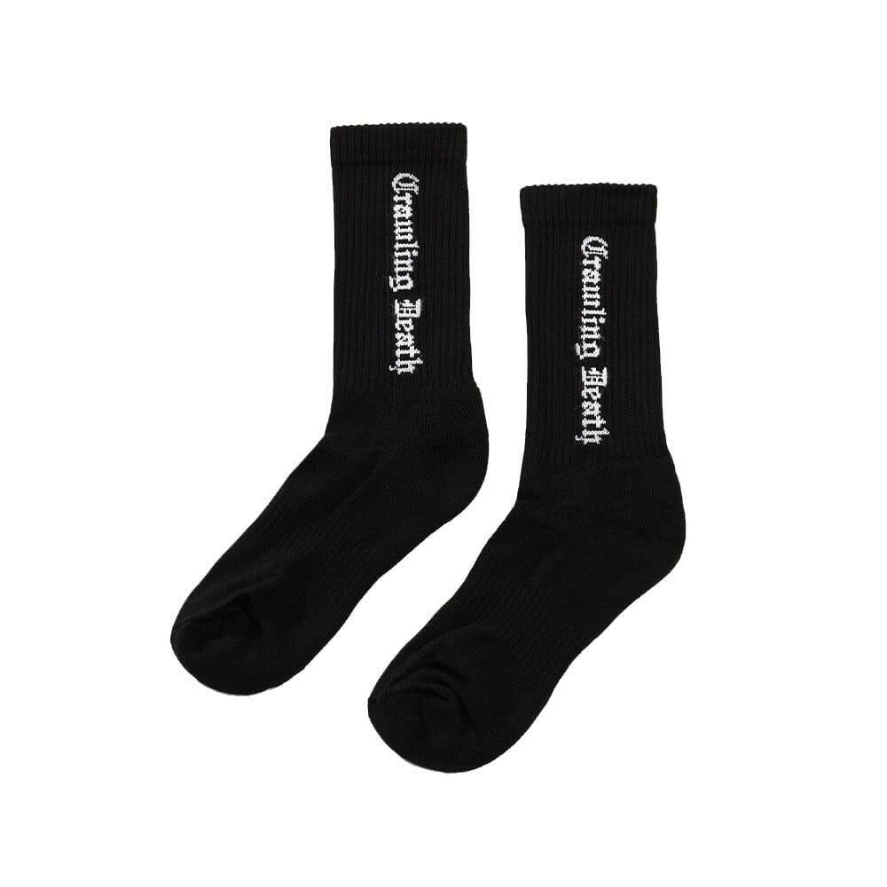Crawling Death - Gothic Logo Socks Black.