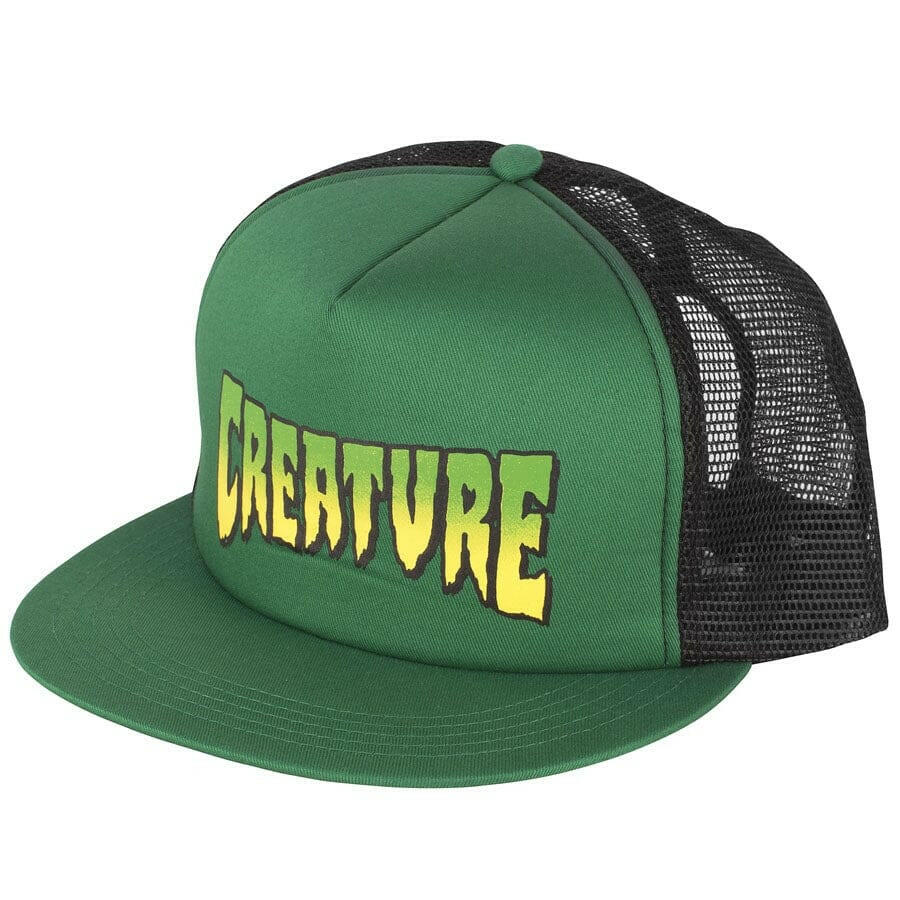 Creature Logo Trucker Hat Forest/Black.