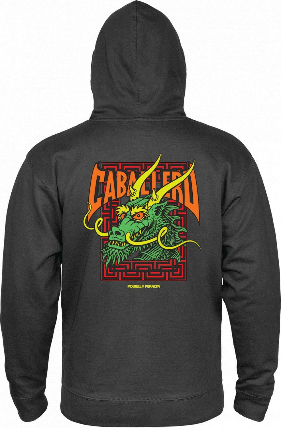 Powell Peralta - Caballero Street Dragon Mens Zip Hoodie Black.