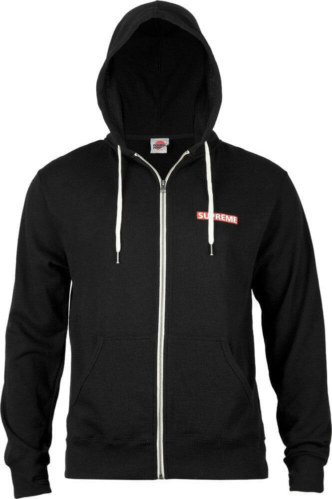 Powell Peralta - Supreme Mens Zip Hoodie Black.