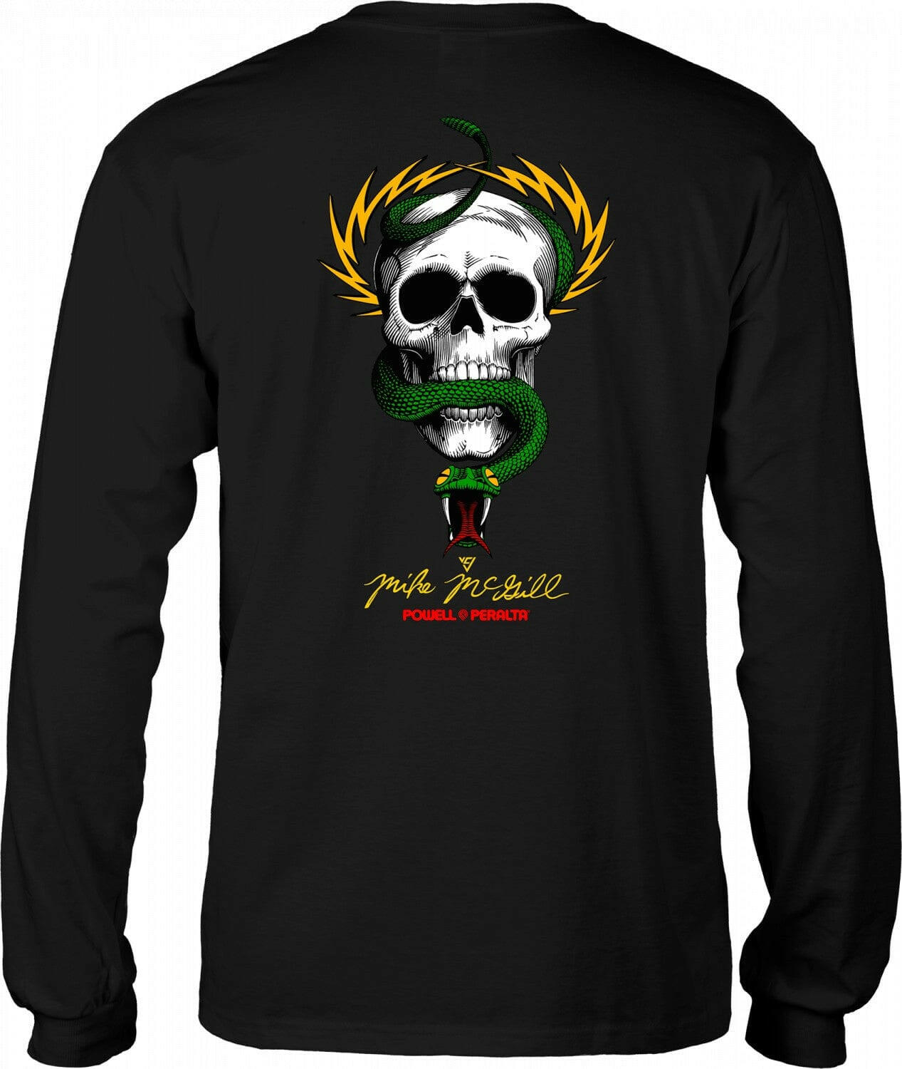 Powell Peralta - McGill Skull & Snake L/S Tee Black.