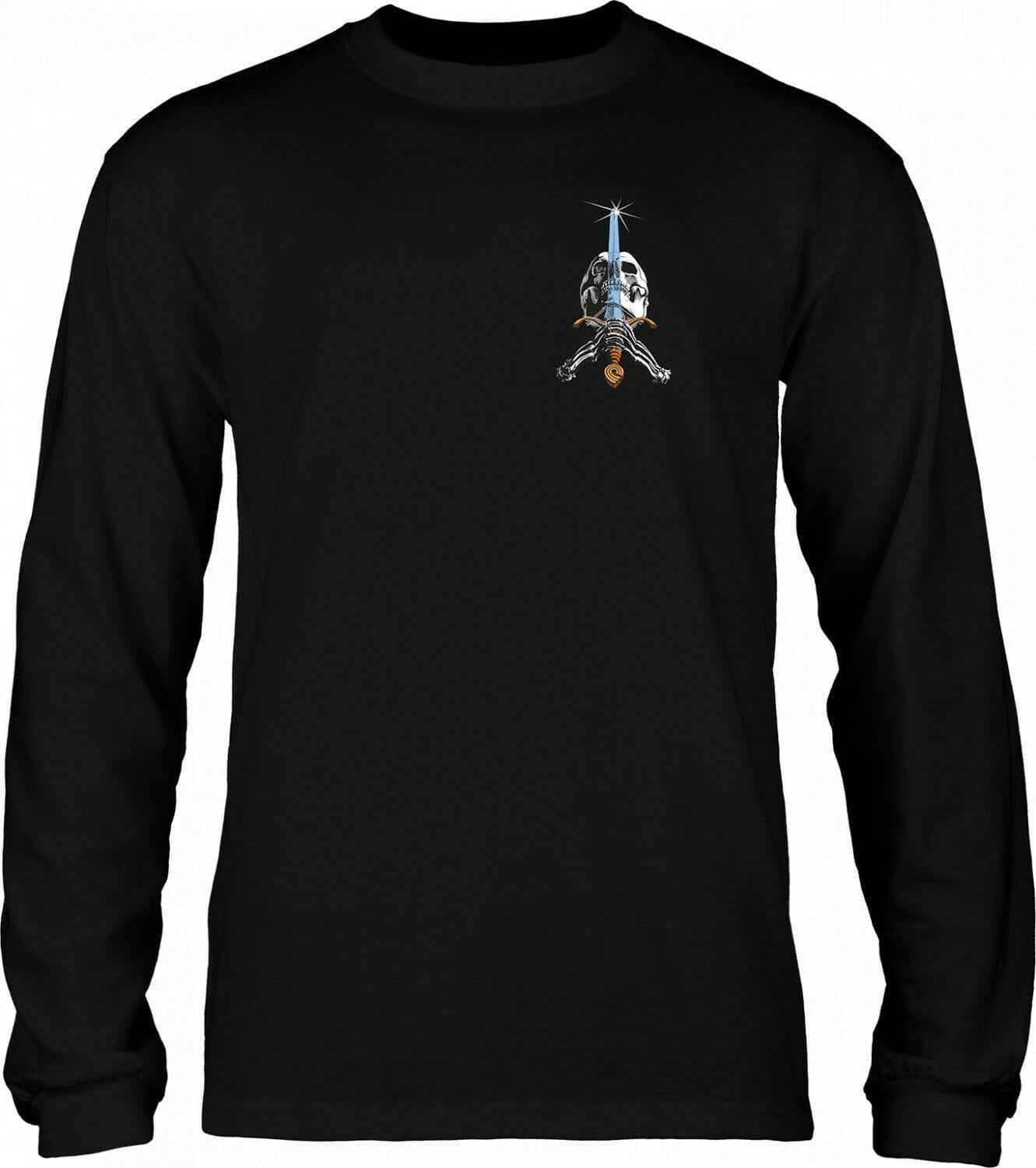 Powell Peralta - Skull & Sword L/S Tee Black.