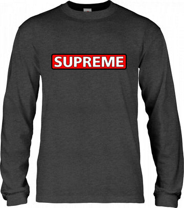 Powell Peralta - Supreme L/S Tee Charcoal Heather.