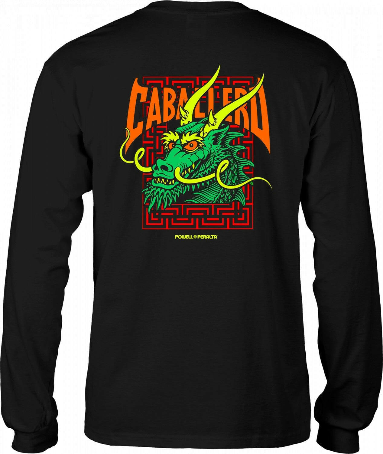 Powell Peralta - Caballero Street Dragon Mens L/S Tee Black.