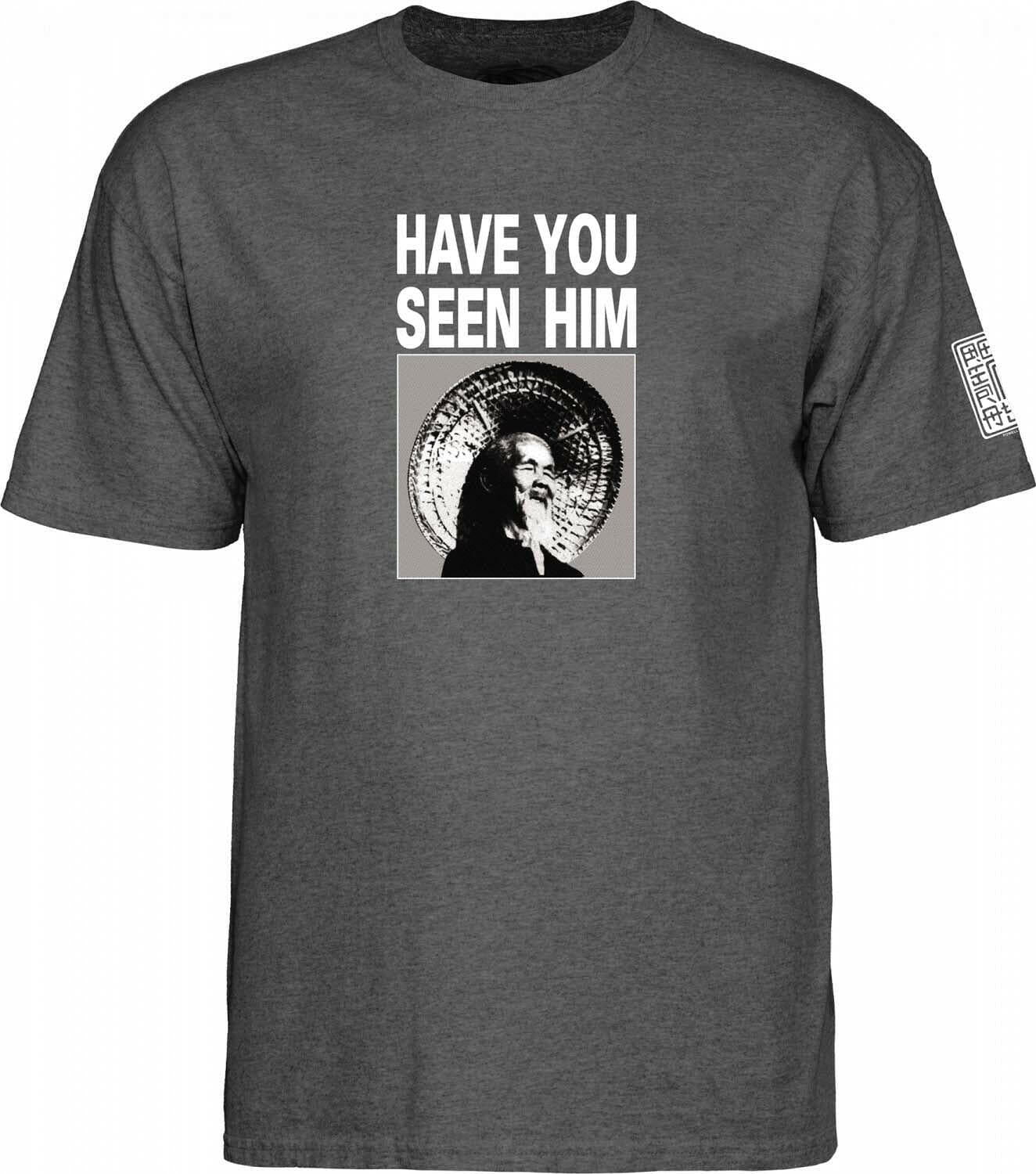 Powell Peralta - Animal Chin Mens Tee Charcoal.