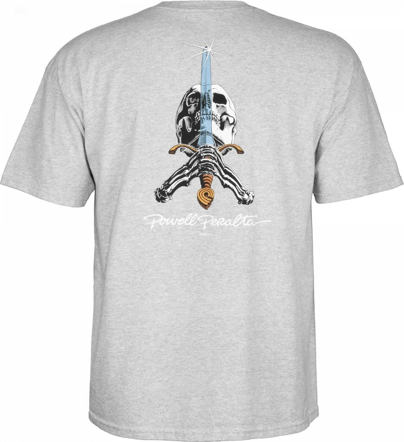 Powell Peralta - Skull & Sword Tee Grey.