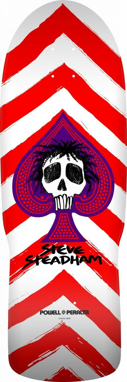 Powell Peralta - Steve Steadham Spade 10.0 Reissue Skateboard Deck.