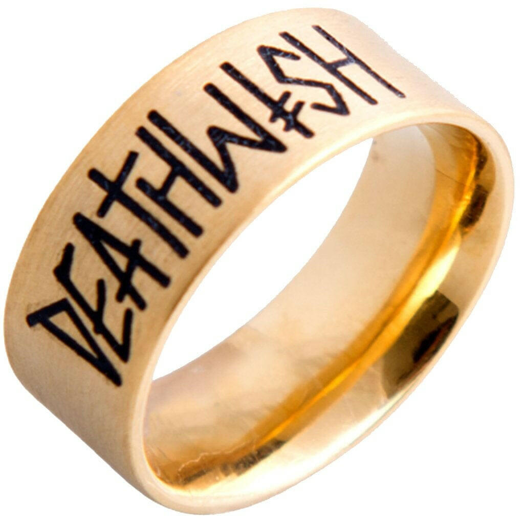 Deathwish Deathspray Ring Gold.