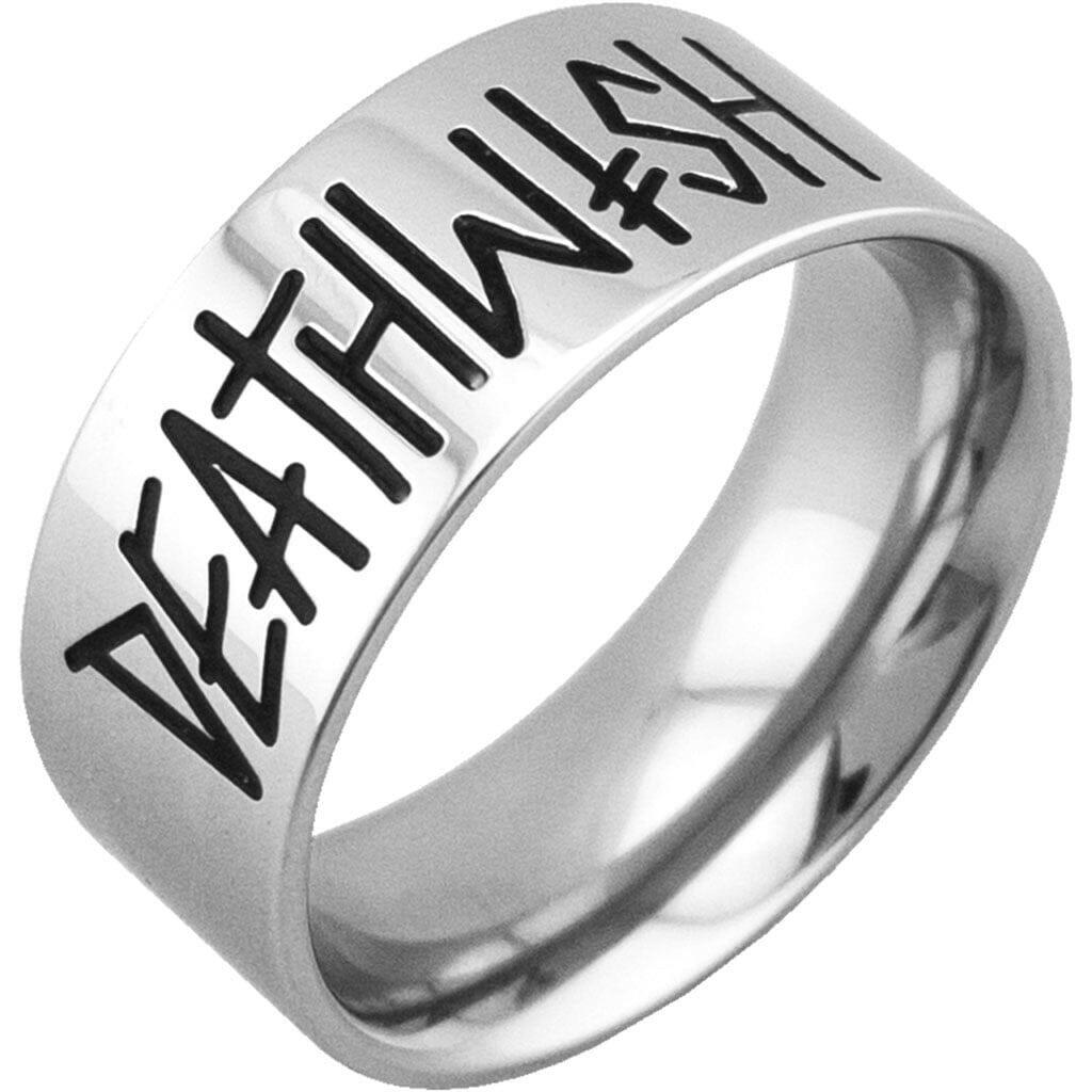 Deathwish Deathspray Ring Silver.