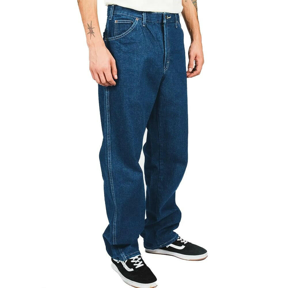 Dickies 13293 Relaxed Fit Denim Jeans Stonewashed Indigo.