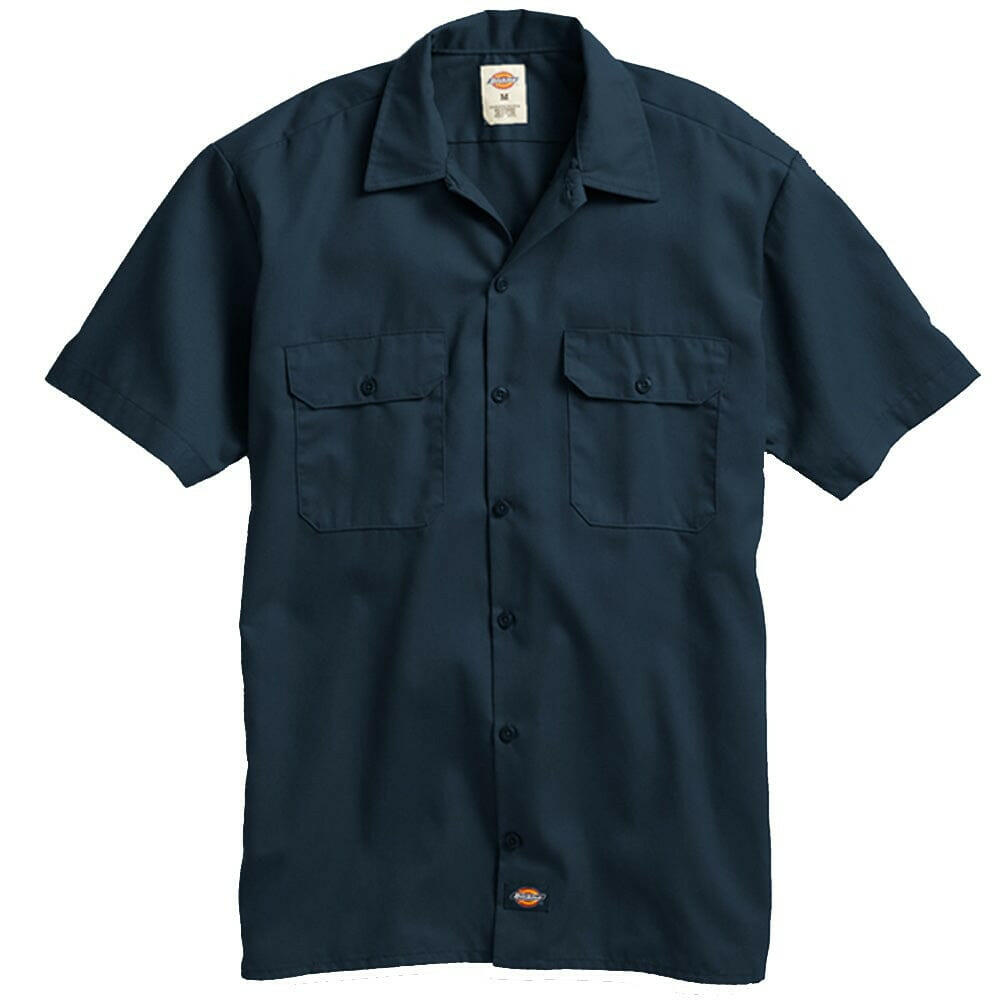 Dickies - Regular Work Shirt Navy.