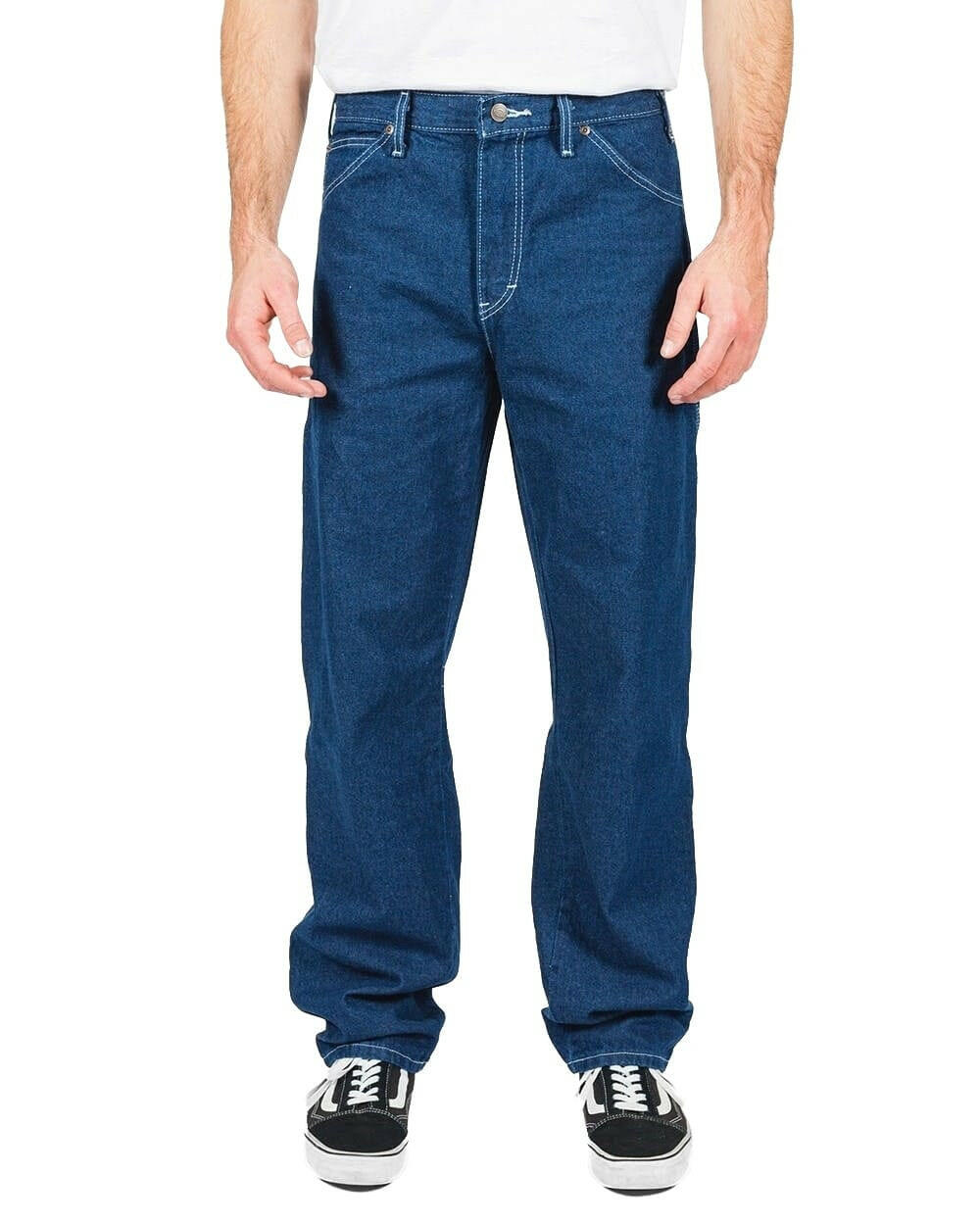 Dickies 1994 Relaxed Straight Fit Carpenter Jeans Rinsed Indigo.
