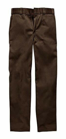 Dickies - 873 Relaxed Slim Mens Pants Chocolate Brown.