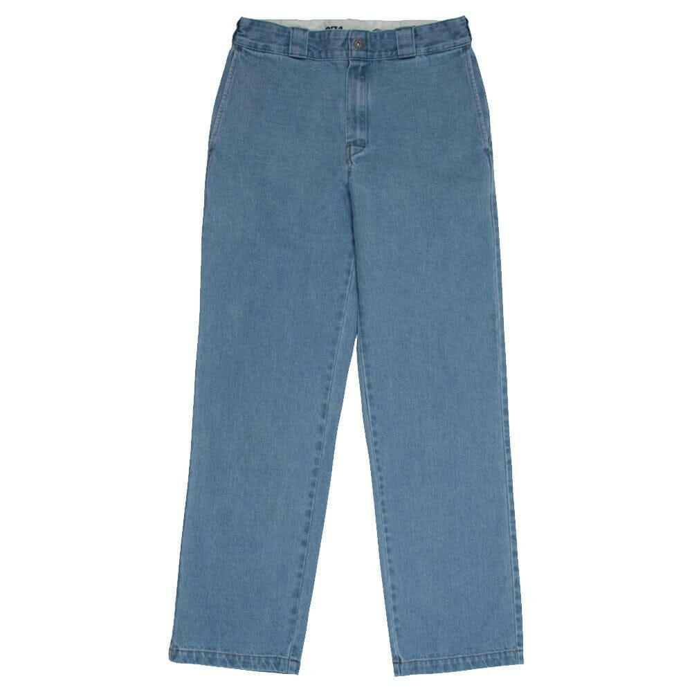 Dickies - 874 Original Relaxed Fit Denim Jeans Stone Washed Indigo.