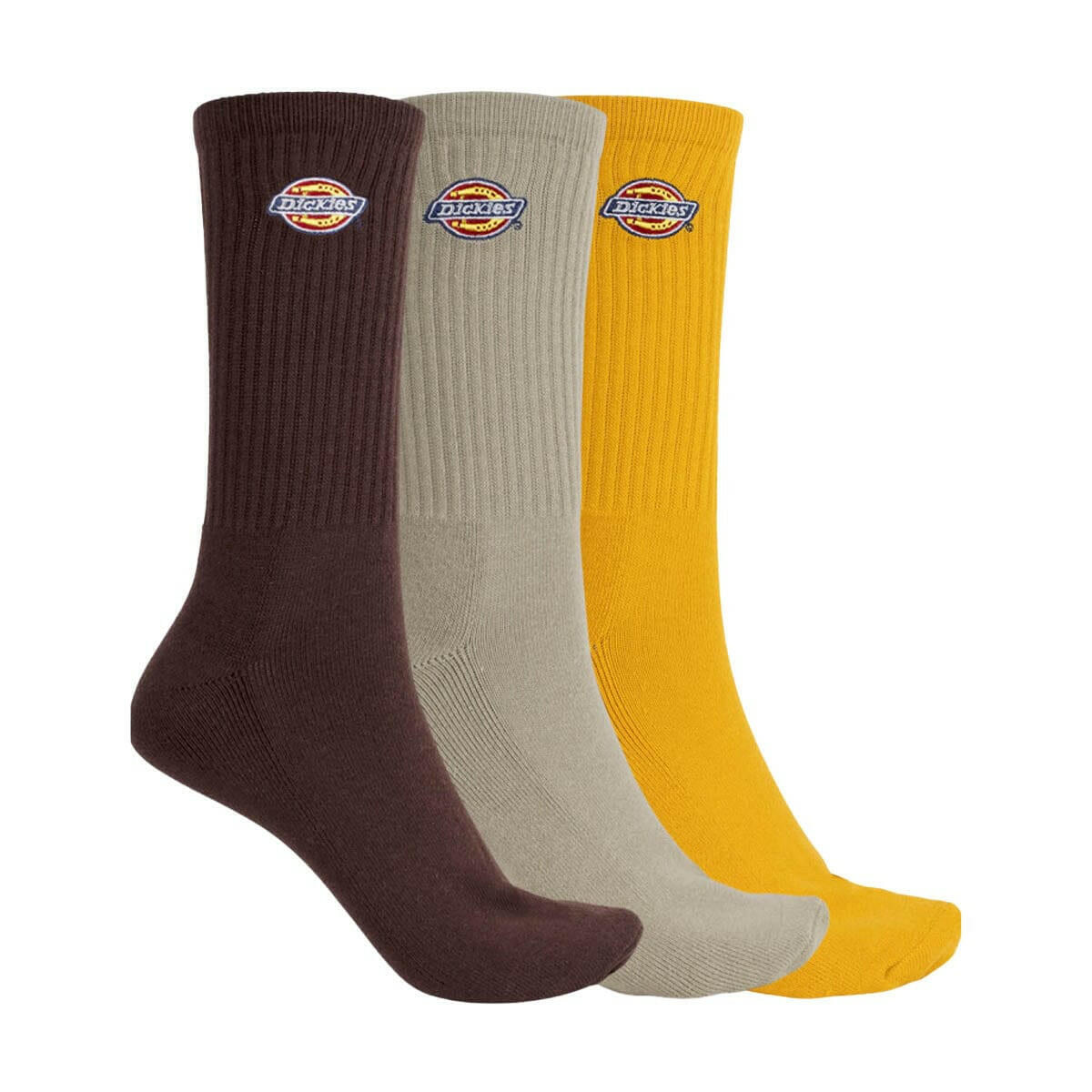 Dickies - Classic Logo Crew Socks 3 Pack.