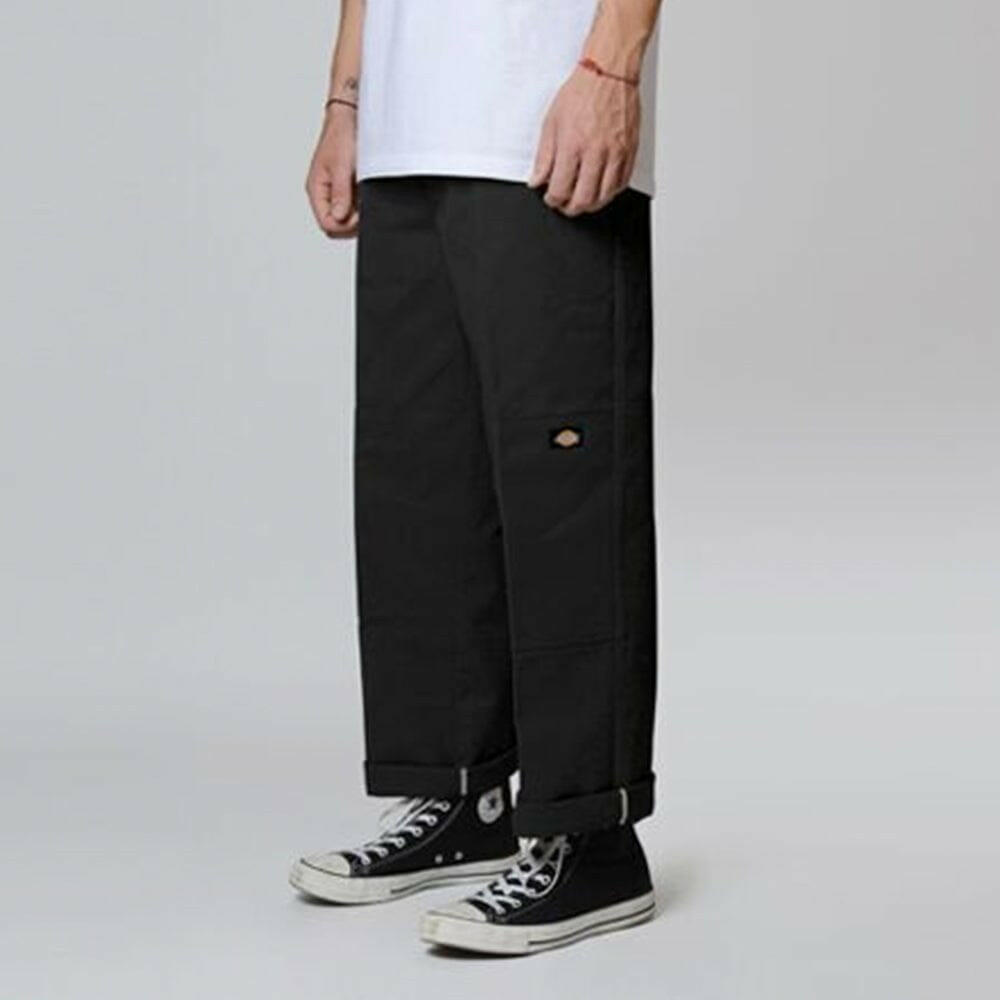 Dickies - 85-283 Loose Fit Double Knee Pants Black.